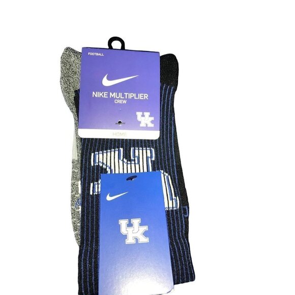 NIKE‎ College Multiplier (Kentucky) Crew Socks (2 Pairs) - Picture 1 of 7